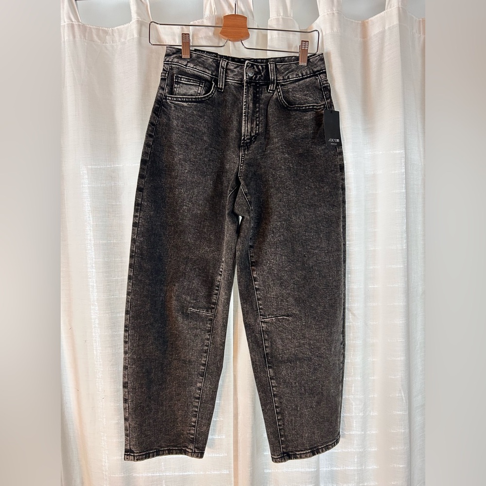 Joe’s Jeans NWT Black Washed Barrel Jean- Size 24